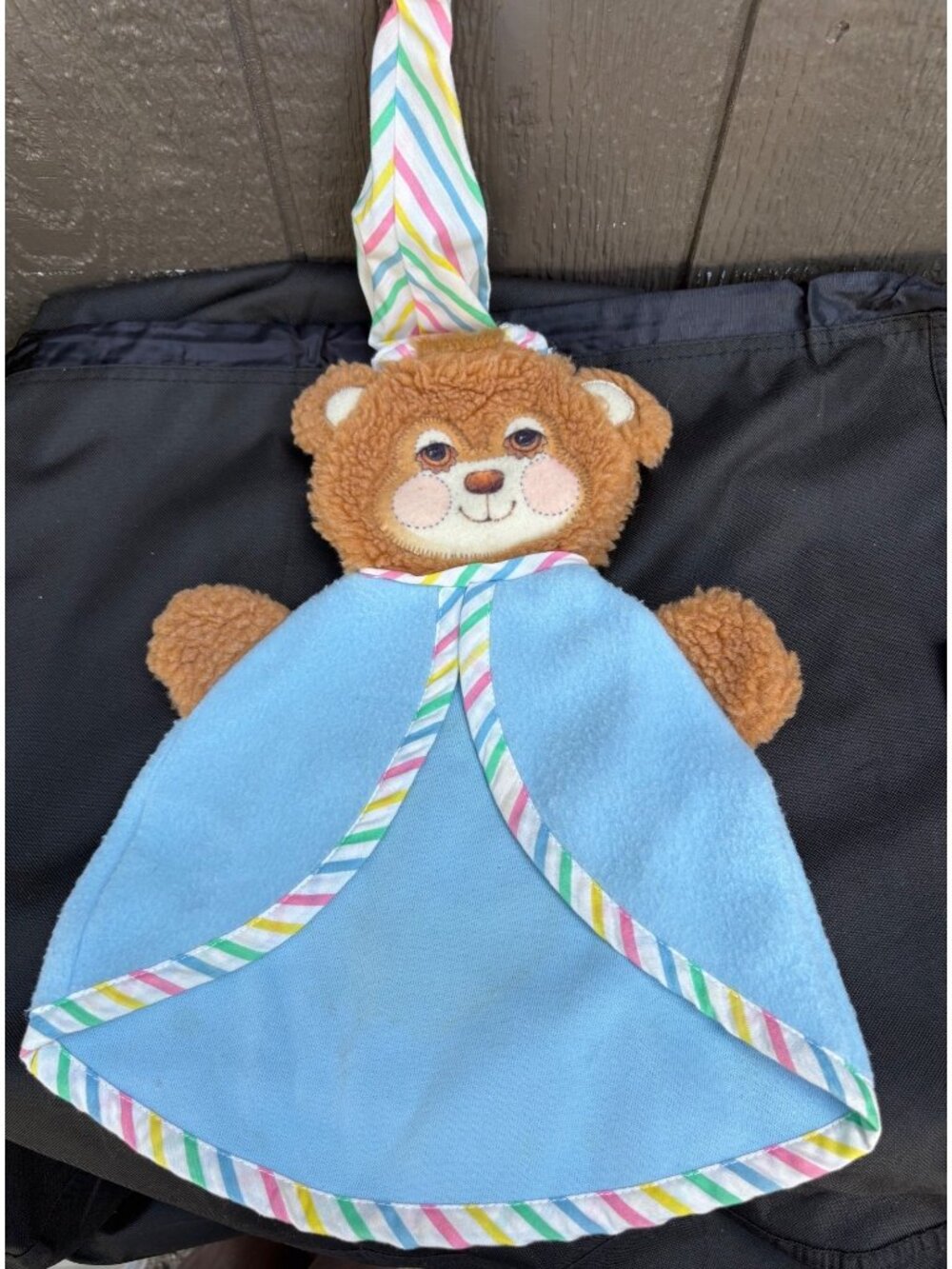Vintage 1995 Fisher Price Toys Teddy Beddy Bear Lovey Security Blanket Plush 26"